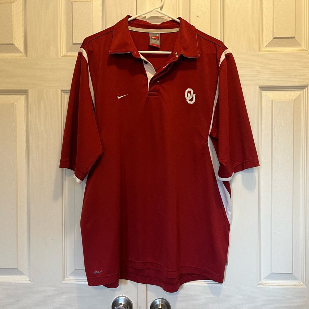Nike Men's OU University of Oklahoma Polo